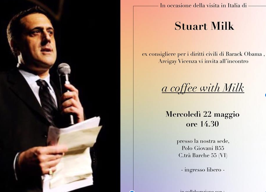 Stuart Milk incontra GAGA Vicenza